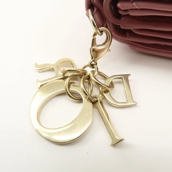 ❤️Authentic Christian Dior Lady Dior Canage Patent Leather Tri-fold Wallet ❤️ - Picture 9 of 16